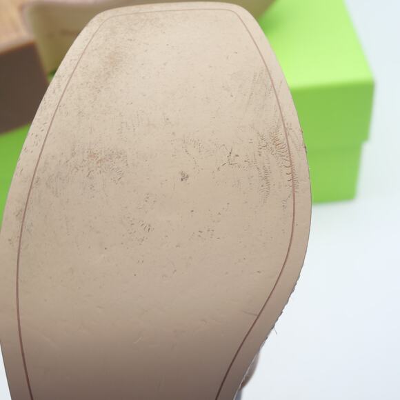 New Sam Edelman Women's 9 Trianna Platform Sandals Brown Leather Chunky Vintage - Picture 10 of 13